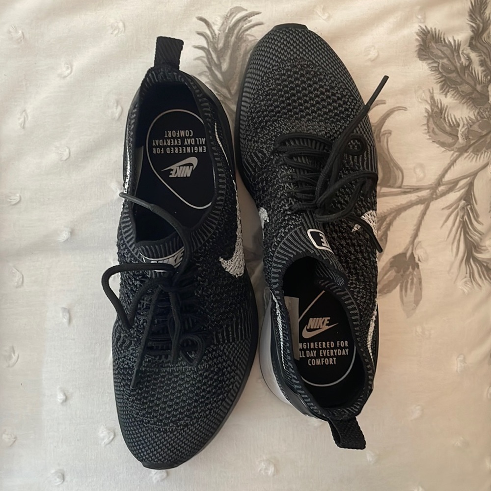 Black/Gray Nike knit sneakers